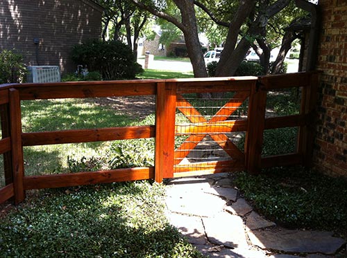 split rail fences Houston TX ranch style fences horse fences