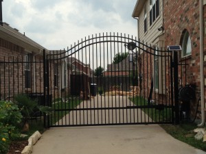 Custom Wrought Iron Driveway Gate