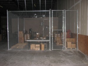 warehouse fence chain link dallas indoor chain link