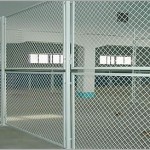 indoor warehouse chainlink fence