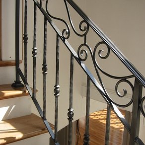 wrought iron handrail Fort Worth iron fence